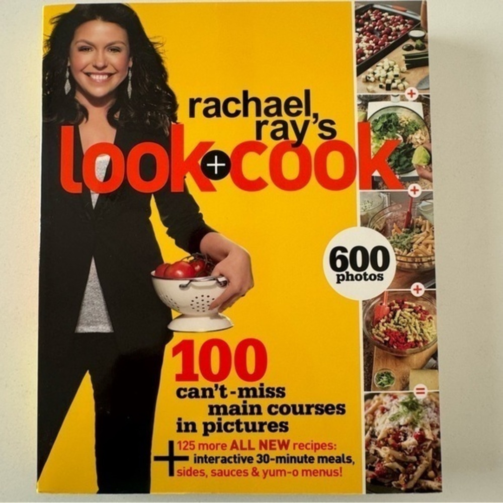 Rachael Ray's Look + Cook Softcover Cookbook NEW